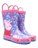 Vanilla Underground Peppa Pig Girls Blue Peppa Pig Wellington Boots with Handles (4 - 10 Younger) - Size 4 Infants Footwear Image 3