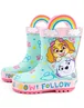 Vanilla Underground Paw Patrol Girls Multicoloured Skye & Everest Wellies (6 - 12 Younger) - Size 11 Infants Footwear Image 2