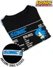 Sonic The Hedgehog Boys Black Sonic Stats Graphic T-Shirt (4 - 14 Years) - Age 7-8 Years Image 3