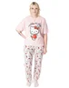 Vanilla Underground Hello Kitty Womens Pink Character Pyjama Set - Extra small Image 1