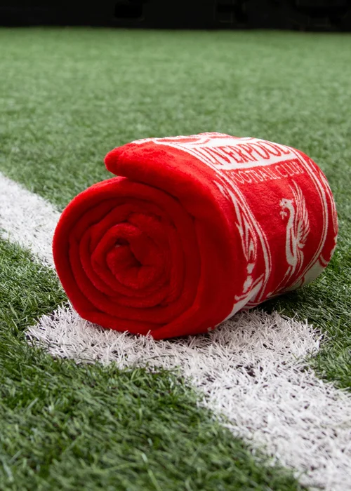 Liverpool FC YNWA Sherpa Back Fleece Throw - One Size Image 4