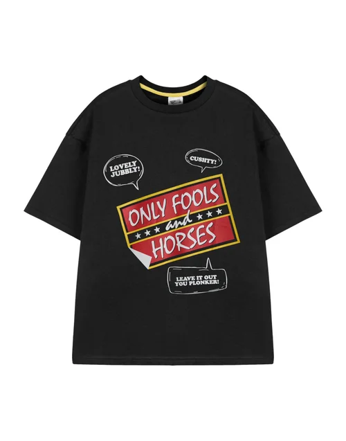Only Fools And Horses Black Logo Pyjama Set - Large Image 3