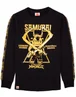 Lego Boys Black Samurai Warrior Graphic Long Sleeved T-Shirt (3 - 12 Years) - Age 4 Years Image 1