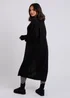 Urban Bliss Black Chunky Longline Cardigan - Large Image 4