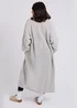 Urban Bliss Grey Chunky Longline Cardigan - Medium Image 4