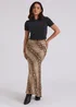 Urban Bliss Brown Snake Bias Cut Skirt - Size 16 Image 2