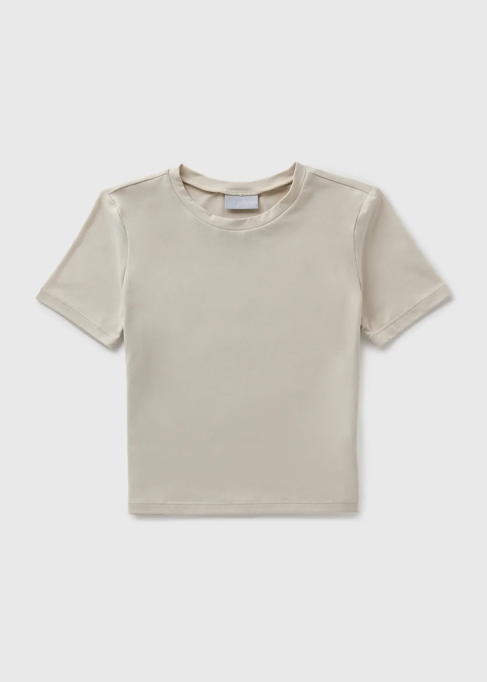 Girls Cream Soft Touch T-Shirt (7-15yrs) - Age 7 Years Image 1
