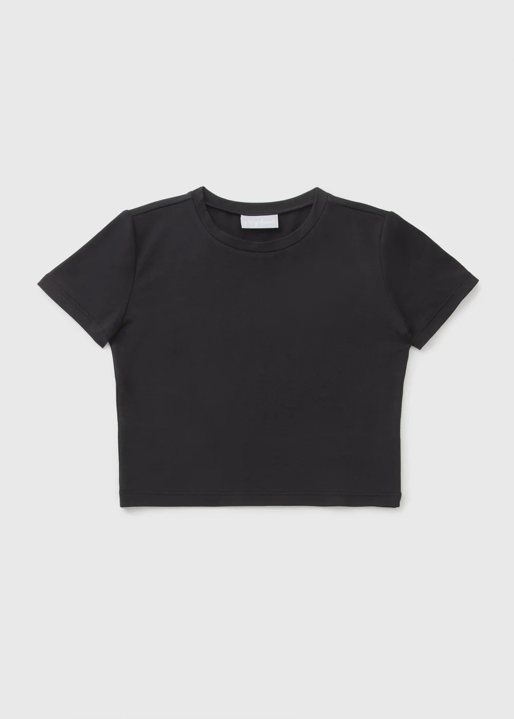 Girls Black Sculpt T-Shirt (7-15yrs) - Age 7 Years Image 1
