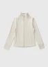 Girls Cream Zip Sports Jacket (7-15yrs) - Age 9 Years Image 1