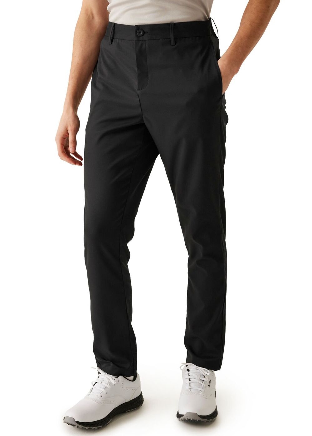 Regatta Black Gadley Stretch Trousers - 42/L32 Image 1
