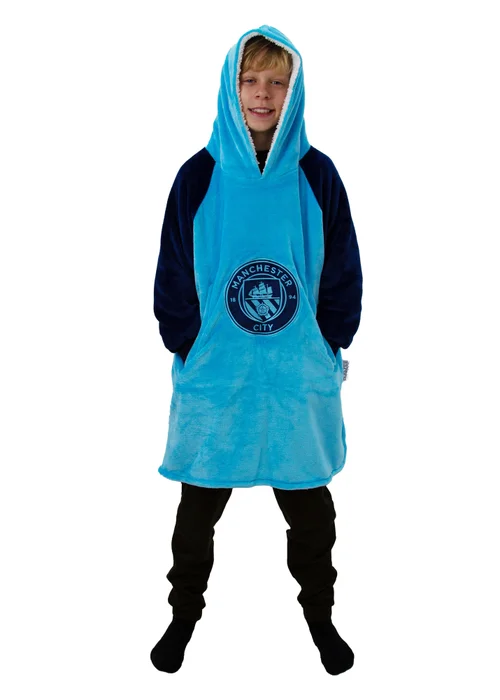 Manchester City Wearable Hooded Fleece - Medium Image 2