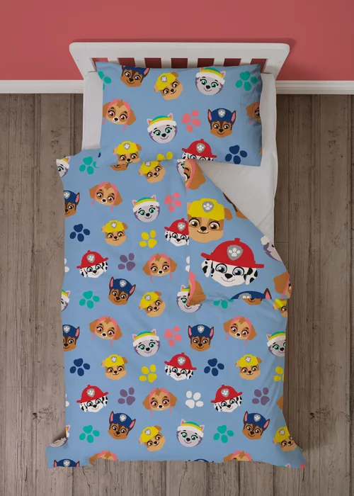 Paw Patrol Bold Coverless Quilt Duvet Cover Set - Single Image 4