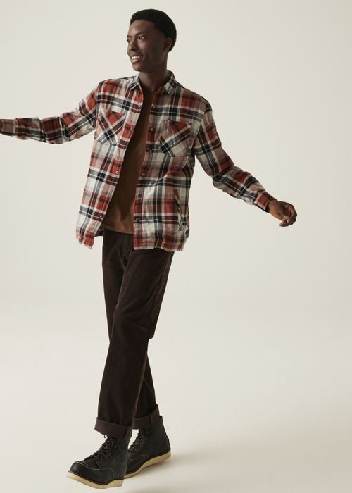 Regatta Burnt Henna Check Thamos Shirt - Medium Image 4
