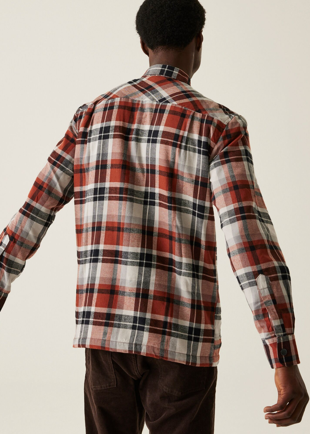 Regatta Burnt Henna Check Thamos Shirt - Medium Image 2