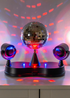 ValueLights Dolly Disco Ball Rotating RGB LED SpotLight Table Lamp (23.5cm x 15cm x 27cm) - One Size Image 1