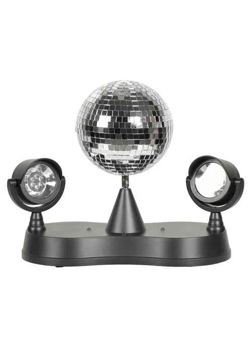 ValueLights Dolly Disco Ball Rotating RGB LED SpotLight Table Lamp (23.5cm x 15cm x 27cm) - One Size Image 4