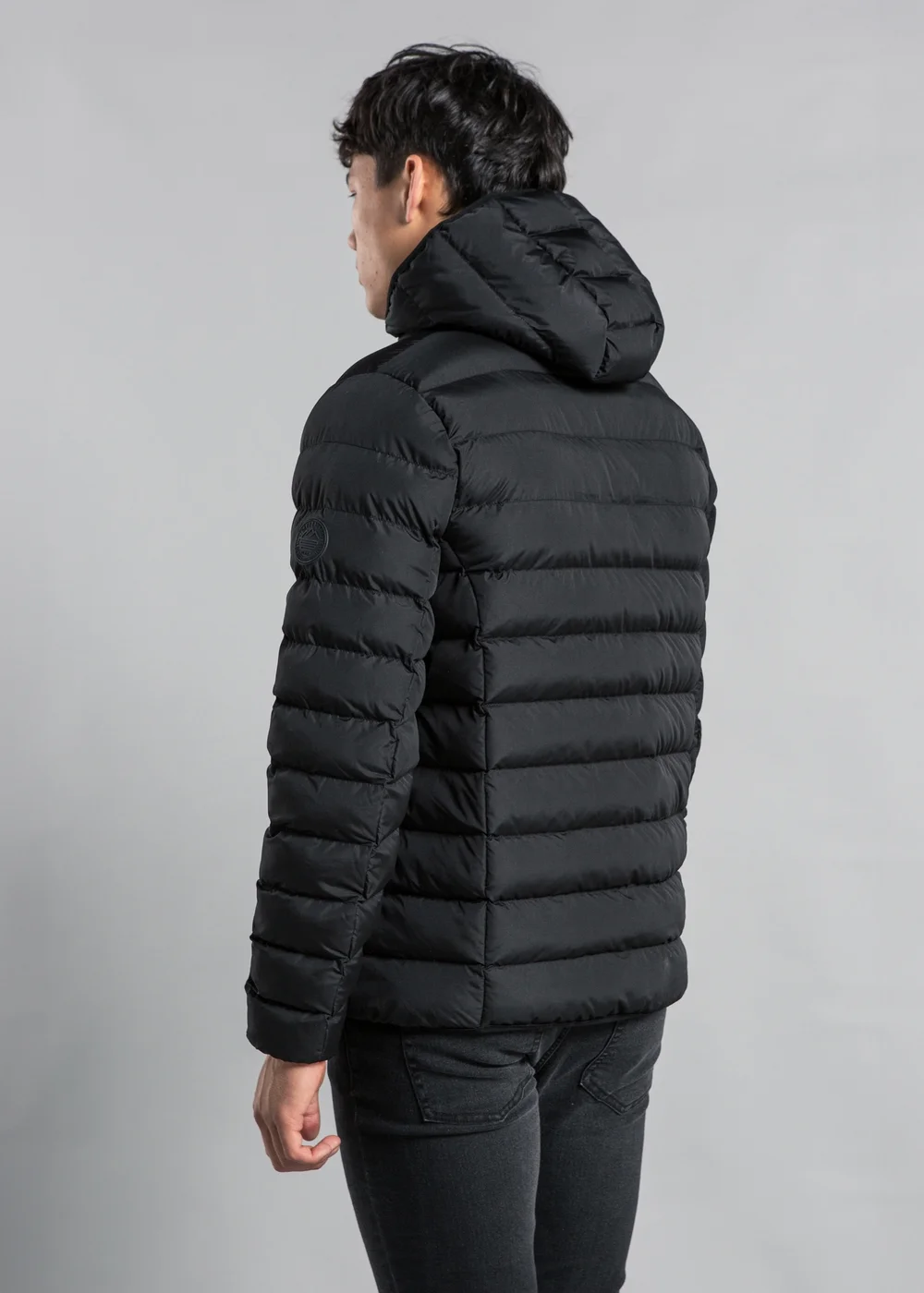Tokyo Laundry Black Padded Hooded Jacket with Full Zip - XL Image 2