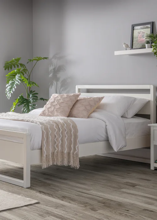 Julian Bowen Surf White Venice Bed - Double Image 1