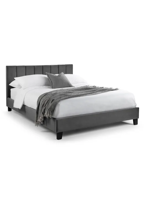 Julian Bowen Grey Rosa Bed - Double Image 3