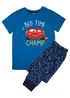 Disney Cars Bedtime Champ Kids Blue Camo Pyjamas (3-8 Years) - Age 5-6 Years Image 1