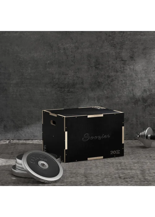 SPORTNOW Pylometric Jump Box Wooden Pylo Box for Home Gym - One Size Image 2