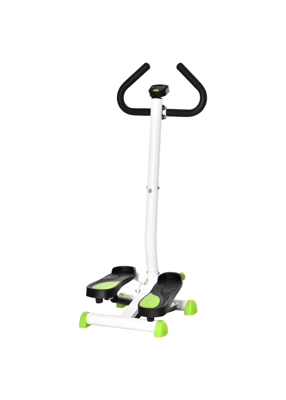 HOMCOM Twister Stepper Step Machine w/ LCD Screen White - One Size Image 1
