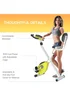 HOMCOM Yellow Magnetic Resistance Exercise Bike Foldable LCD Adjustable Seat - One Size Image 5