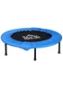 HOMCOM Fitness Trampoline Exercise Max Load Blue - One Size Image 1