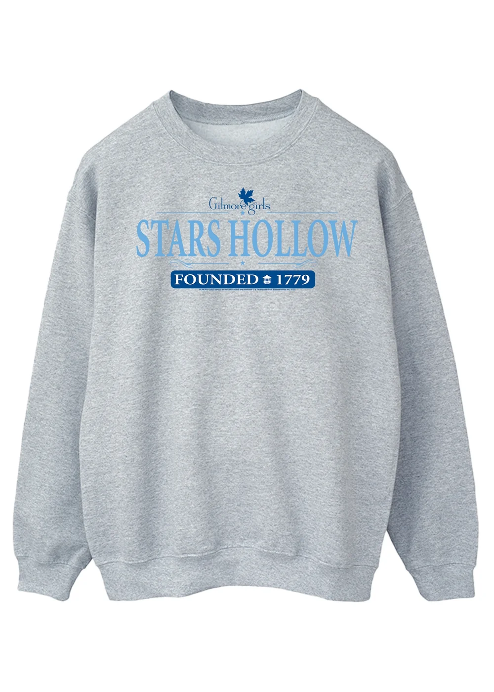 Gilmore Girls Stars Hollow Heather Grey Sweatshirt - 5XL Image 1
