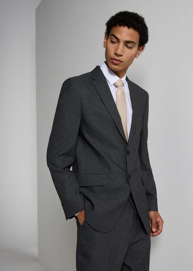 Taylor & Wright Aston Charcoal Tailored Fit Suit Jacket