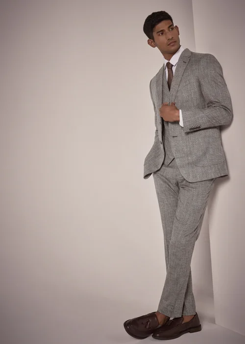 Taylor & Wright Bourton Brown Tailored Suit Jacket - 40 Chest Long Image 4