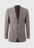 Taylor & Wright Bourton Brown Tailored Suit Jacket - 40 Chest Long Image 5