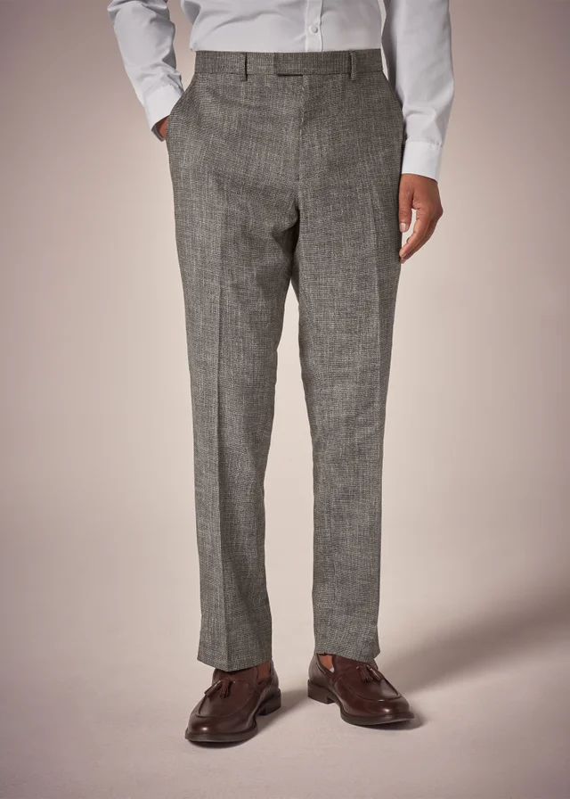 Taylor & Wright Bourton Brown Tailored Trousers
