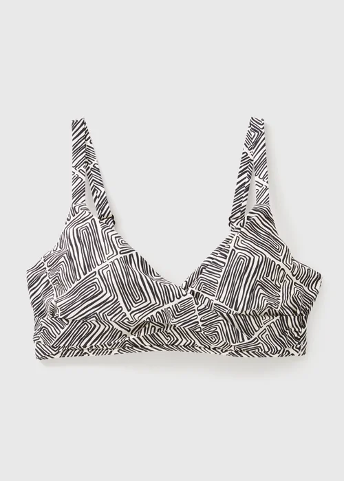 DD+ Black Mono Shapewear Bikini Top - 32DD Image 2