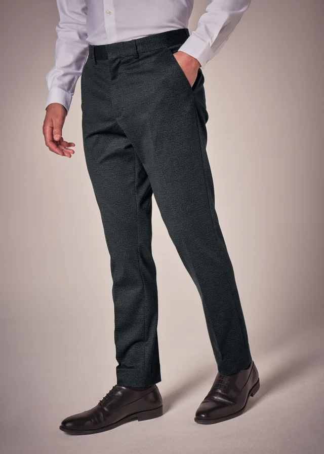 Taylor & Wright Performance Charcoal Slim Fit Trousers