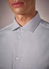 Taylor & Wright Grey Diamond Regular Fit Shirt - Small Image 4