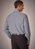 Taylor & Wright Grey Check Regular Fit Shirt - Small Image 3