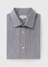 Taylor & Wright Grey Check Regular Fit Shirt - Small Image 5