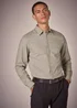 Taylor & Wright Stone Puppytooth Slim Fit Shirt - Small Image 2
