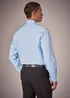 Taylor & Wright Blue Herringbone Regular Fit Shirt - Medium Image 3