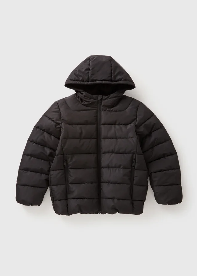 Boys Black Padded Coat (7-15yrs)