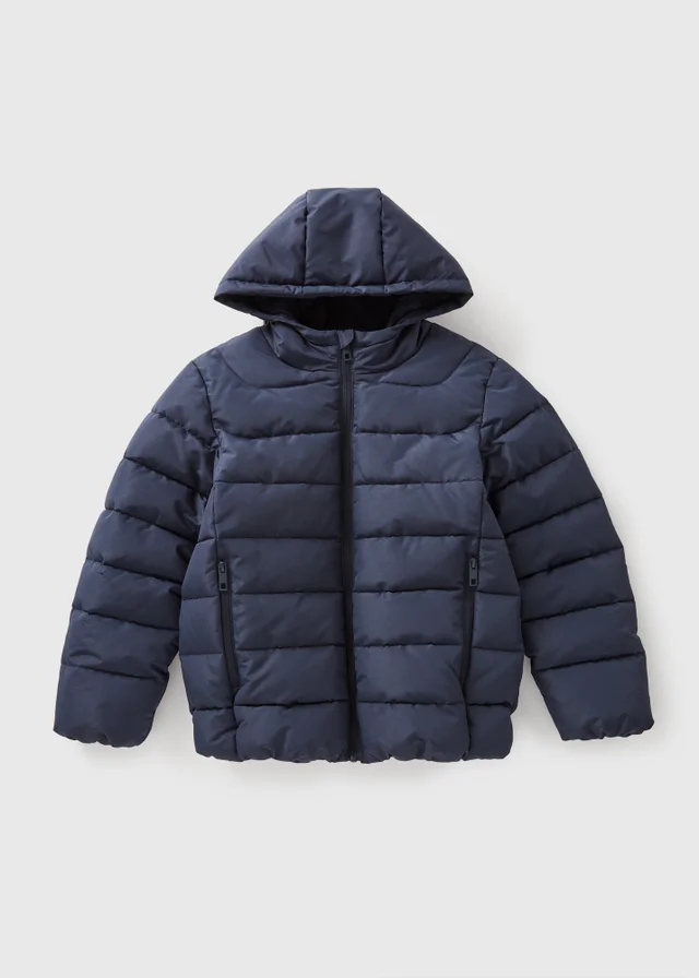 Boys Navy Padded Coat (7-15yrs)