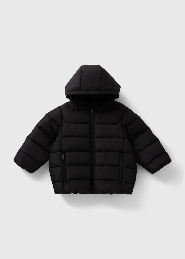 Boys Black Padded Coat (1-7yrs)