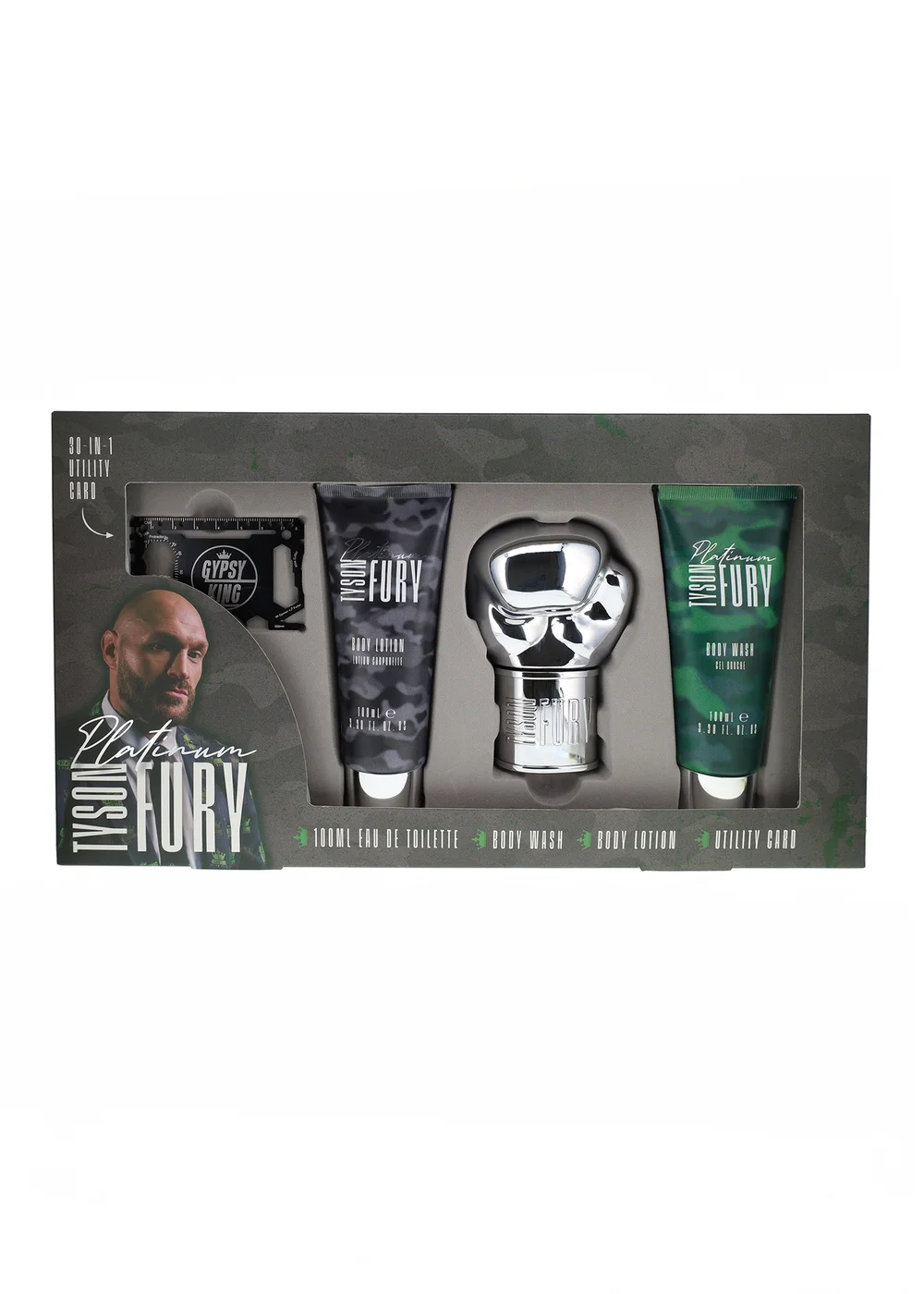 Tyson Fury Platinum Eau de Toilette Spray Gift Set (100ml) - One Size Image 2