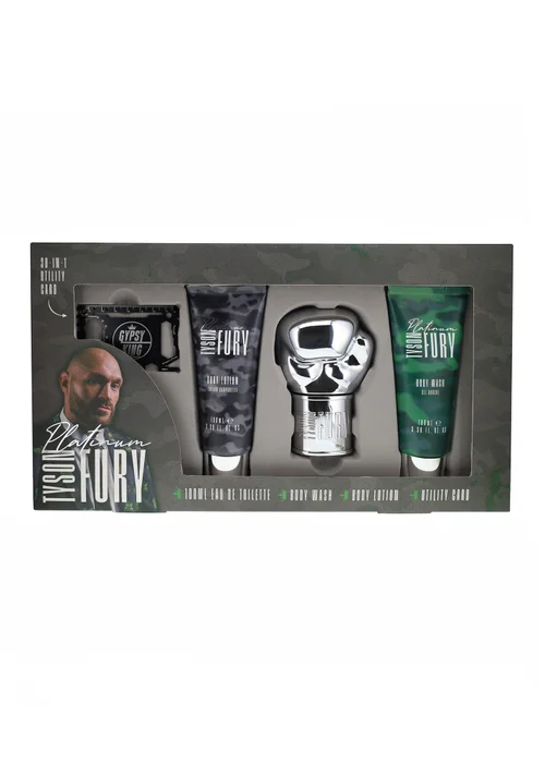 Tyson Fury Platinum Eau de Toilette Spray Gift Set (100ml) - One Size Image 2