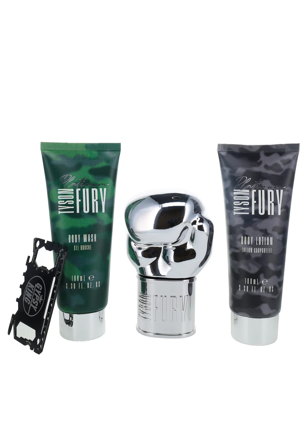 Tyson Fury Platinum Eau de Toilette Spray Gift Set (100ml) - One Size Image 1