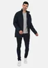 Threadbare Navy Showerproof Funnel Neck Lightweight Mac - XL Image 4
