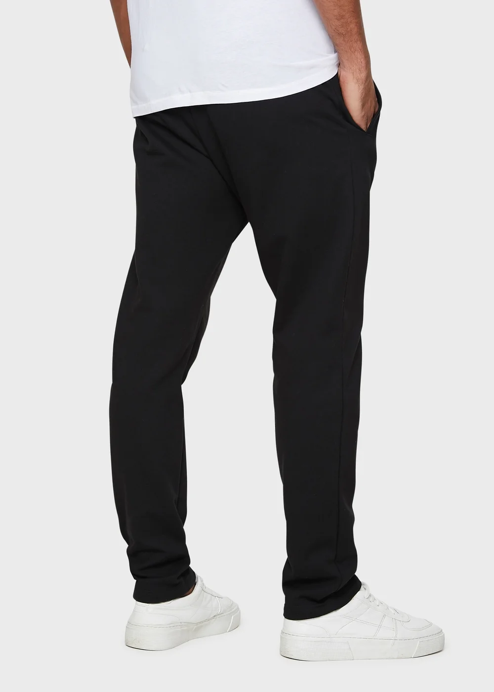 Threadbare Black Straight Leg Joggers - S Image 2