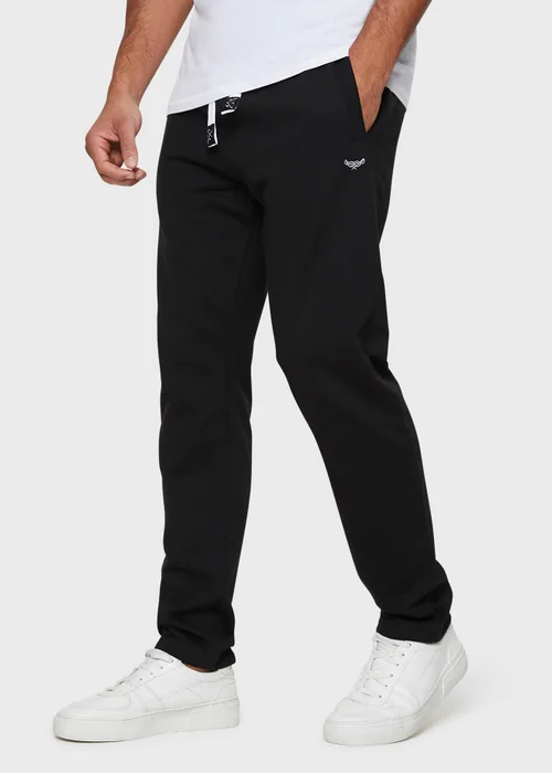 Threadbare Black Straight Leg Joggers - S Image 1