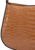 Raffaella Tan Croco Shoulder Bag - One Size Image 2
